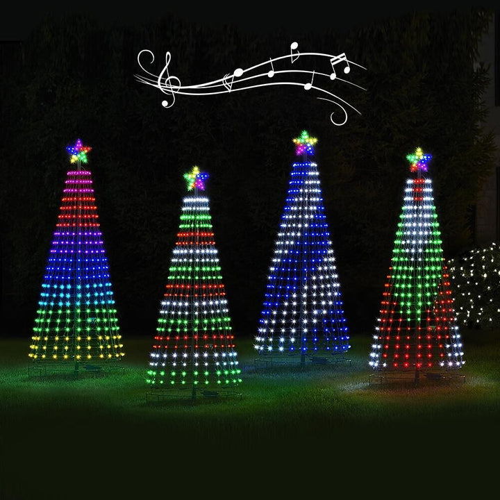 Lichterkette Outdoor – Multicolor LED mit 12 Modi – Wasserdicht für Weihnachtsbaum und Garten