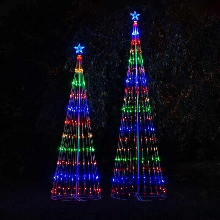Lichterkette Outdoor – Multicolor LED mit 12 Modi – Wasserdicht für Weihnachtsbaum und Garten