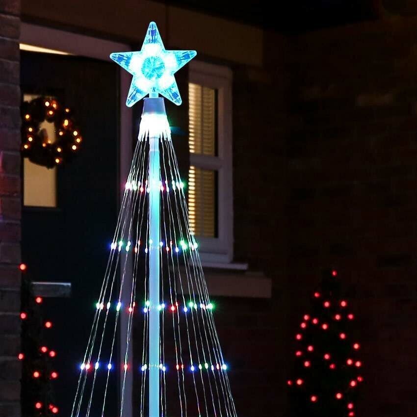 Lichterkette Outdoor – Multicolor LED mit 12 Modi – Wasserdicht für Weihnachtsbaum und Garten