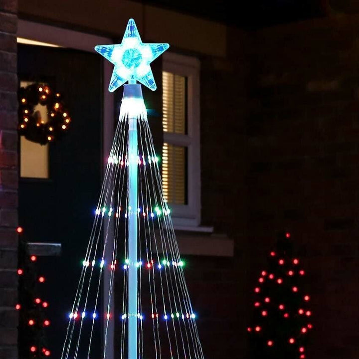 Lichterkette Outdoor – Multicolor LED mit 12 Modi – Wasserdicht für Weihnachtsbaum und Garten