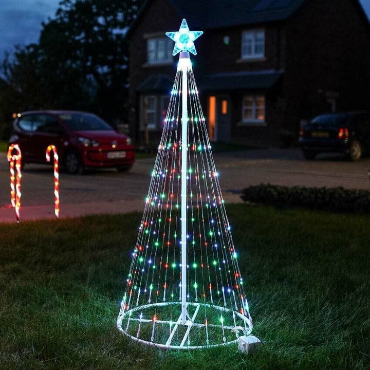 Lichterkette Outdoor – Multicolor LED mit 12 Modi – Wasserdicht für Weihnachtsbaum und Garten