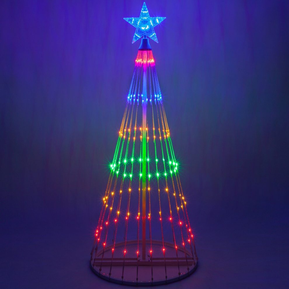 Lichterkette Outdoor – Multicolor LED mit 12 Modi – Wasserdicht für Weihnachtsbaum und Garten