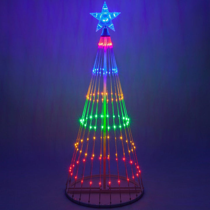 Lichterkette Outdoor – Multicolor LED mit 12 Modi – Wasserdicht für Weihnachtsbaum und Garten