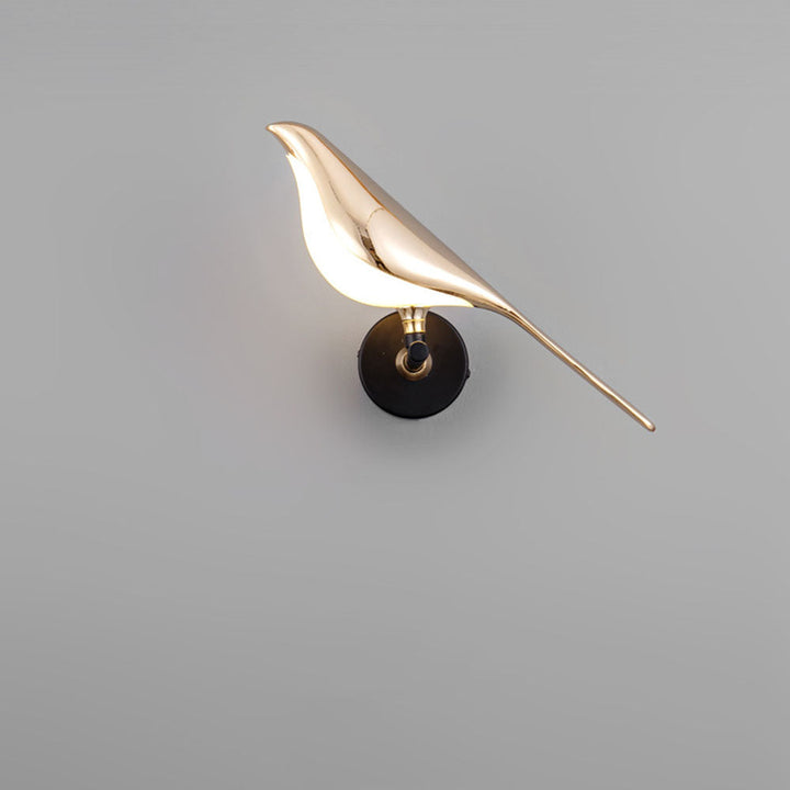 Wandleuchte Vogel aus Acryl | Künstlerische Designlampe für ein modernes Ambiente