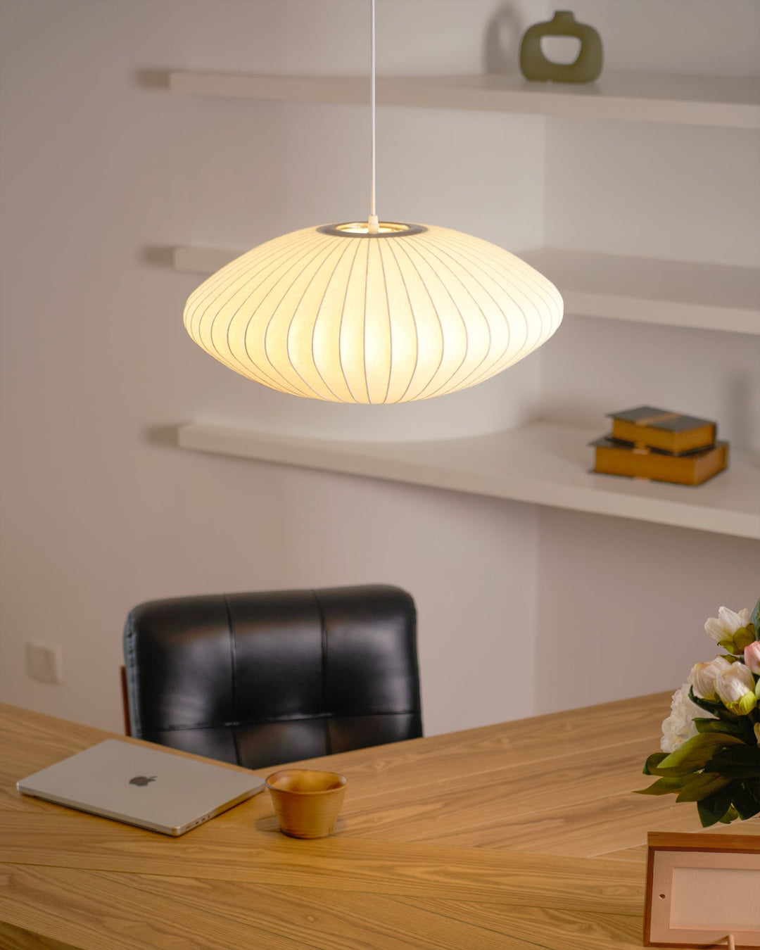 Blasensaucer Pendelleuchte