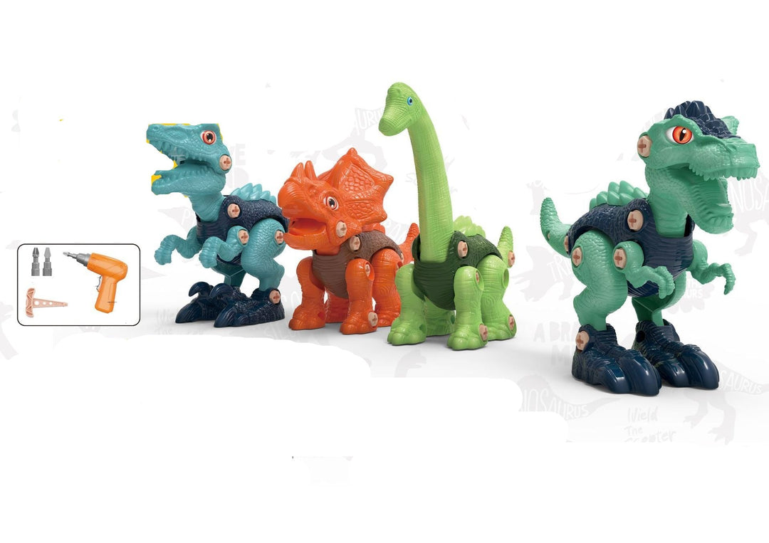 DinoBuild - Konstruktions-Spielset Für Kinder – Schrauben, Bauen & Entdecken