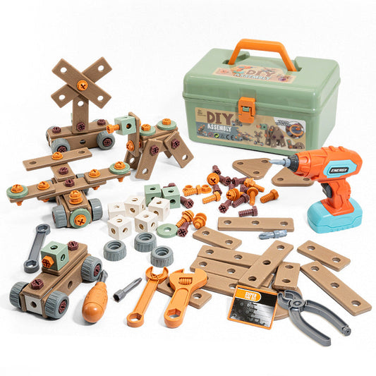 BuildiBox – Konstruktionskoffer für Kinder – Motorik & Kreativität fördern