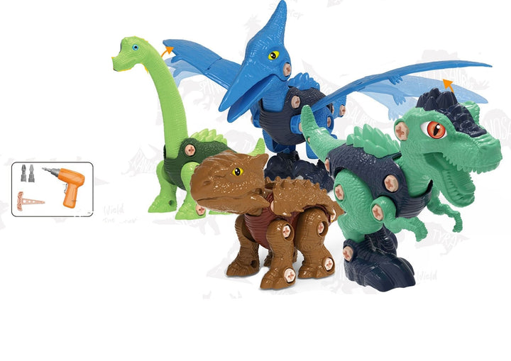 DinoBuild - Konstruktions-Spielset Für Kinder – Schrauben, Bauen & Entdecken