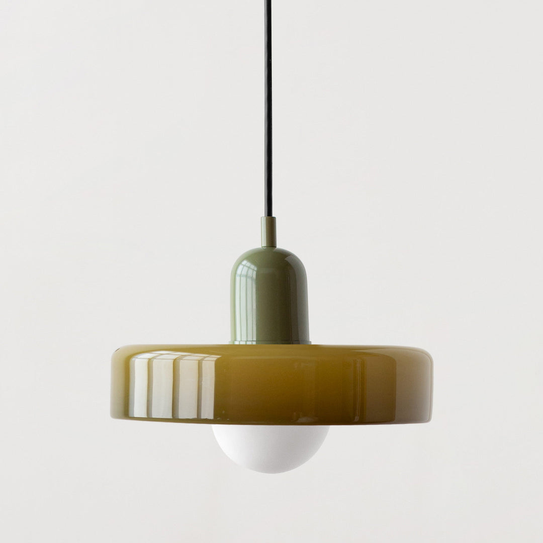 Hängelampe aus Glas | Stilvolle Retro-Leuchte für Esszimmer & Wohnzimmer