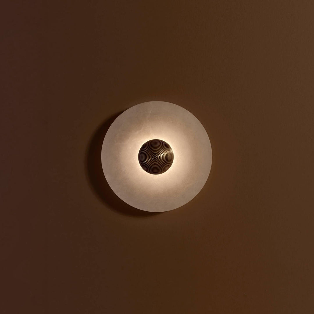 Moderne runde Wandleuchte
