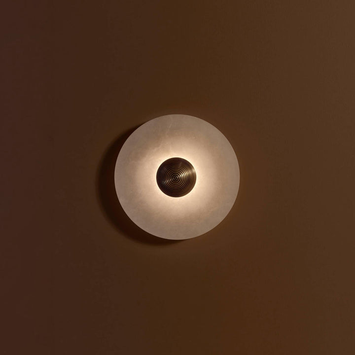 Moderne runde Wandleuchte