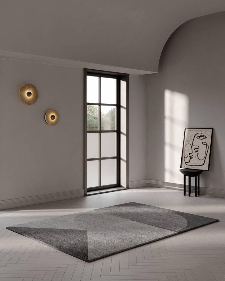 Moderne runde Wandleuchte