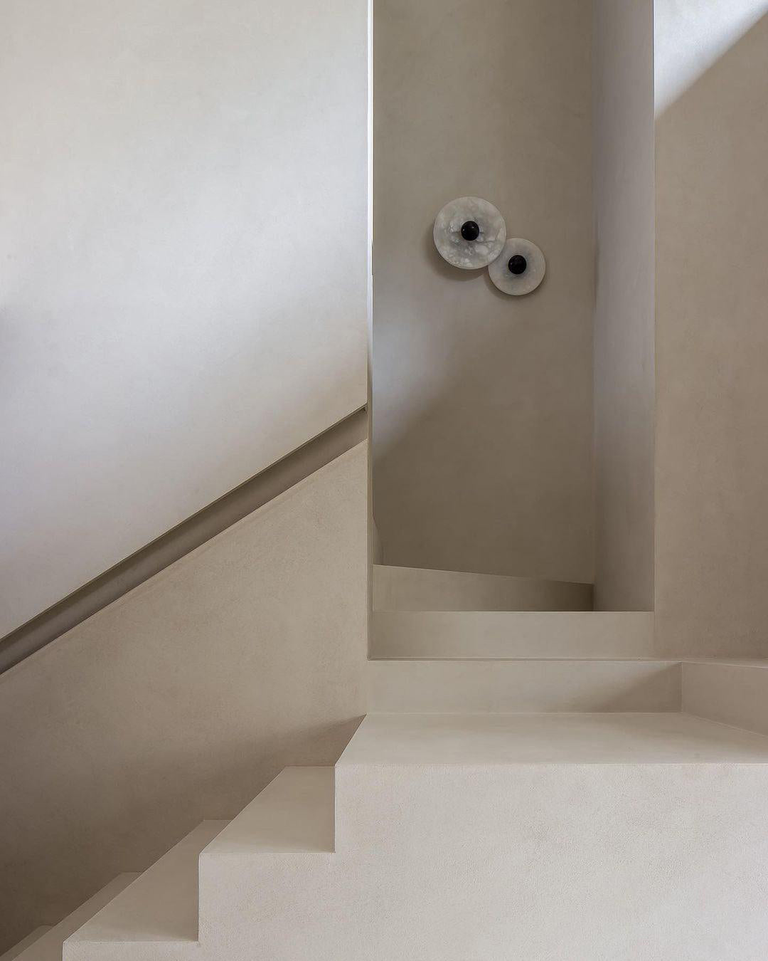 Moderne runde Wandleuchte