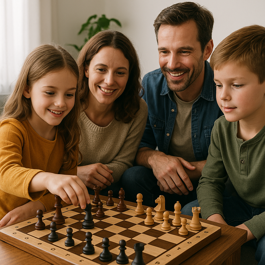 Schachspiel Holz – Hochwertiges Klappbrett für Turniere und Zuhause – Ideal zum Schach Spielen 2
