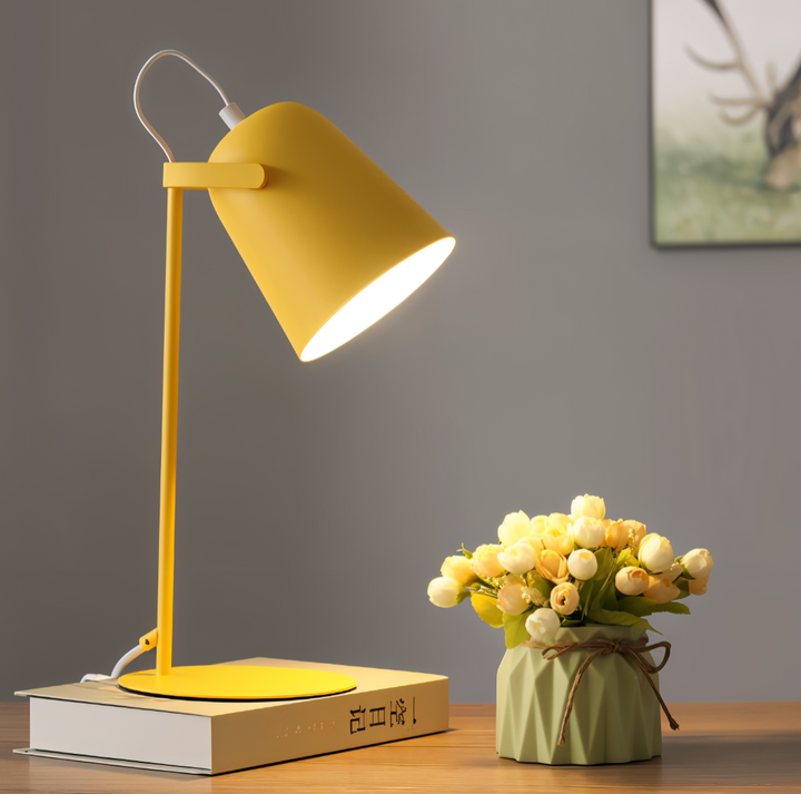 Tischlampe aus Eisen | Verstellbare Schreibtischleuchte für stilvolle Arbeitsbereiche