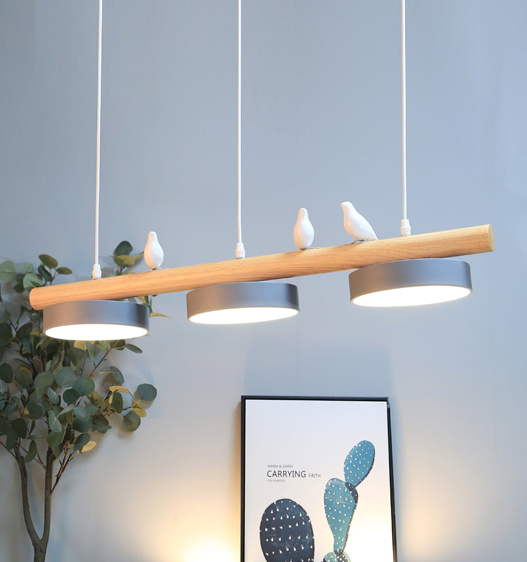 Hängende Vogel Pendelleucht