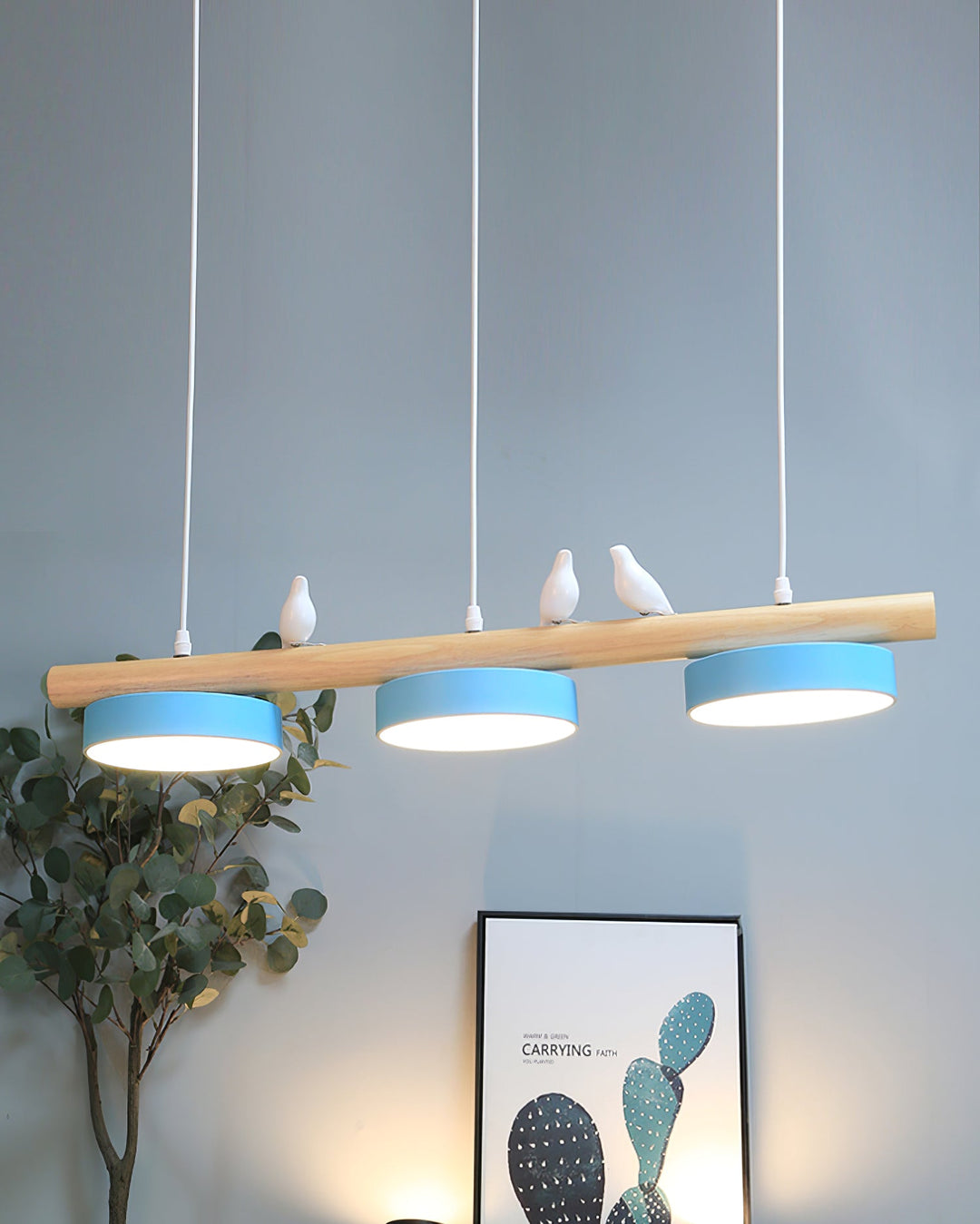 Hängende Vogel Pendelleucht