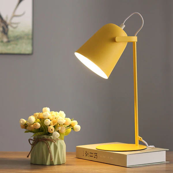 Tischlampe – Kreatives Eimer-Design – Sanfte Beleuchtung in Nordic Macaron Farben