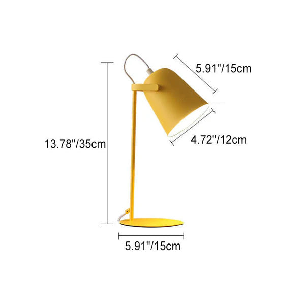 Tischlampe – Kreatives Eimer-Design – Sanfte Beleuchtung in Nordic Macaron Farben