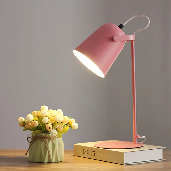 Tischlampe – Kreatives Eimer-Design – Sanfte Beleuchtung in Nordic Macaron Farben