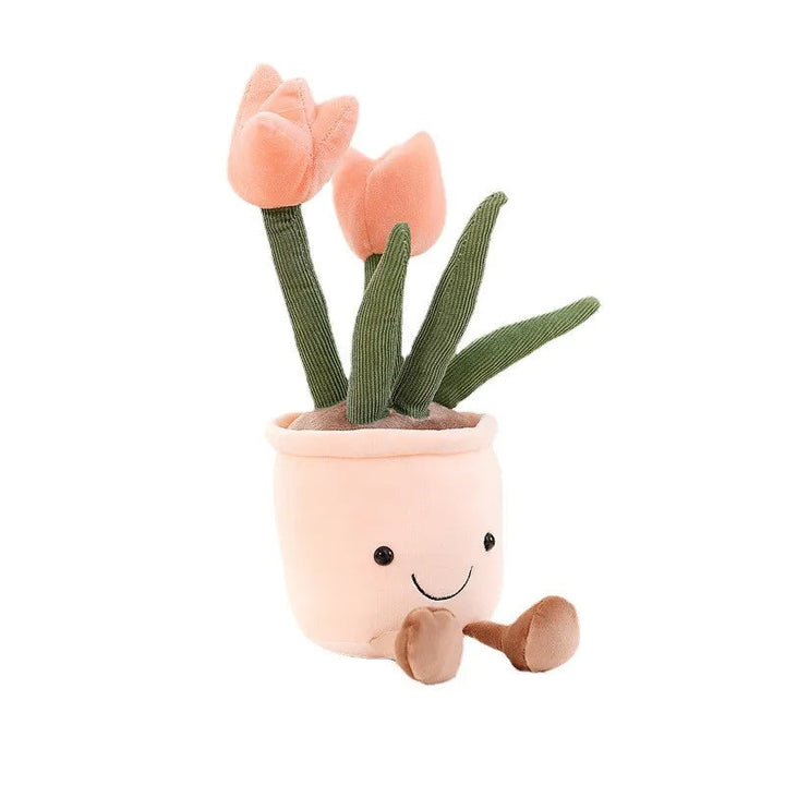 BloomBuddy | Kuschelige Blumenfigur – Fröhlich & Dekorativ
