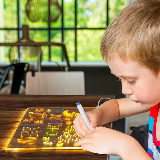 GlowPad – Leuchtendes LED Zeichenbrett für Kinder