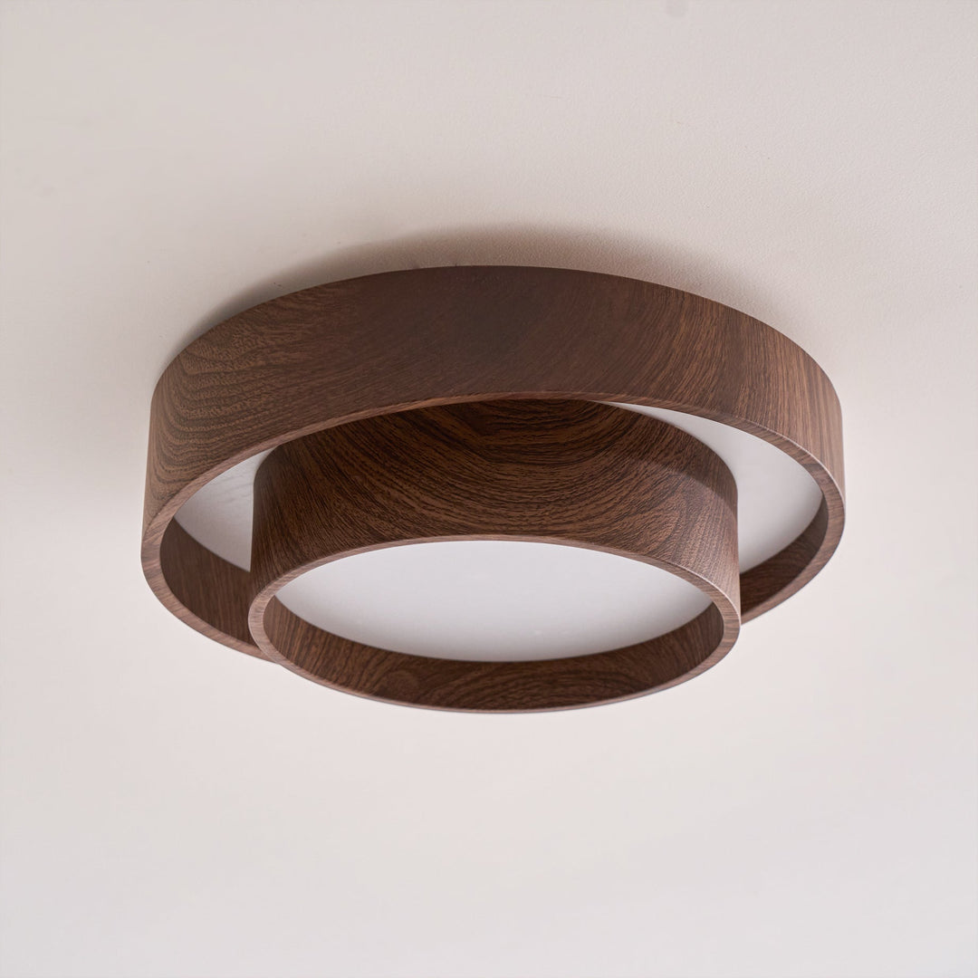 Moderne Holz-Deckenleuchte