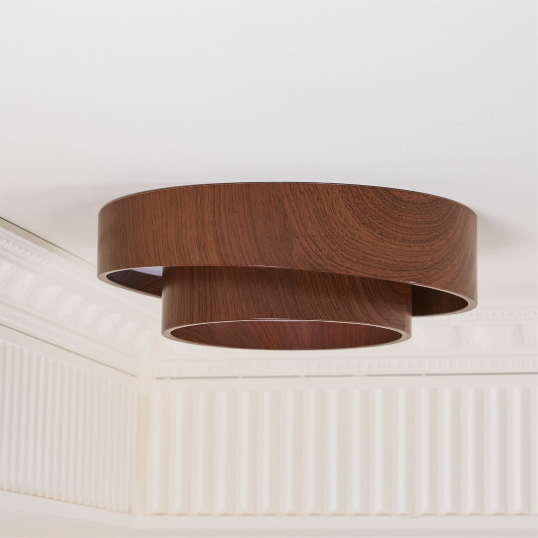 Moderne Holz-Deckenleuchte