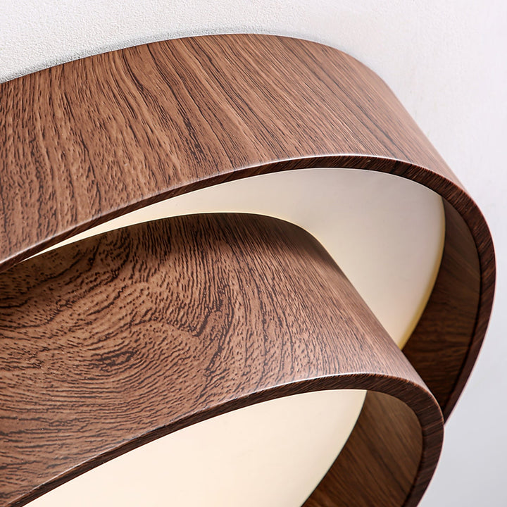 Moderne Holz-Deckenleuchte