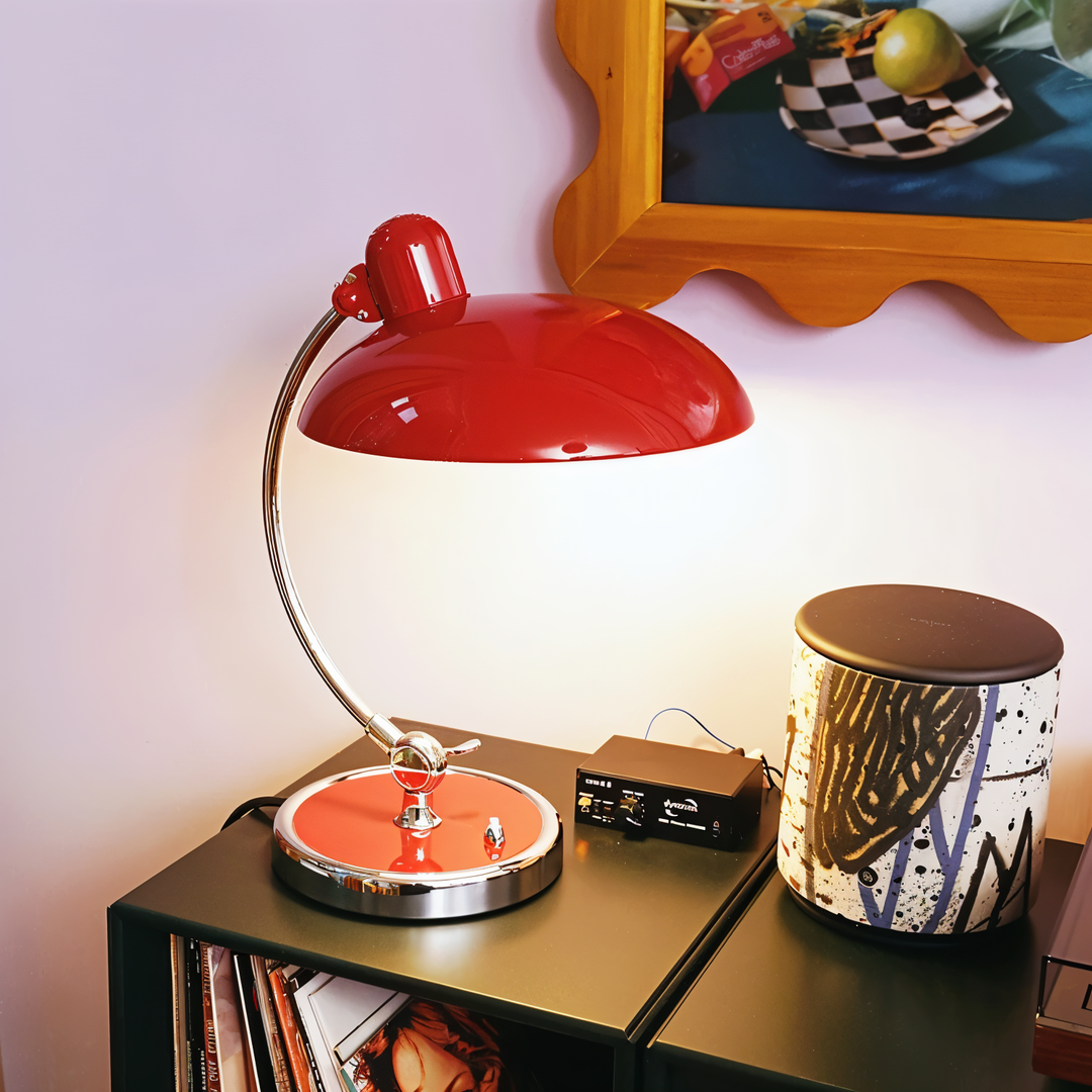Verstellbare Vintage-Schreibtischlampe aus Eisen – Virella