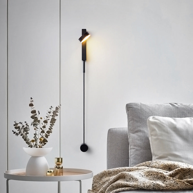 Wandlampe Schwarz – Modernes Design mit 1200lm – Ideal für Schlafzimmer und Wohnzimmer