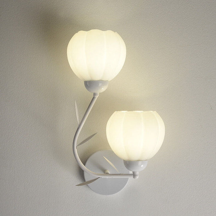 Wandlampe – Elegantes Eisen & Glas – Für Schlafzimmer und Wohnzimmer, LED geeignet