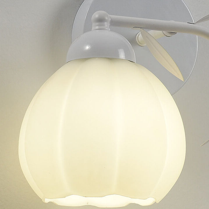 Wandlampe – Elegantes Eisen & Glas – Für Schlafzimmer und Wohnzimmer, LED geeignet