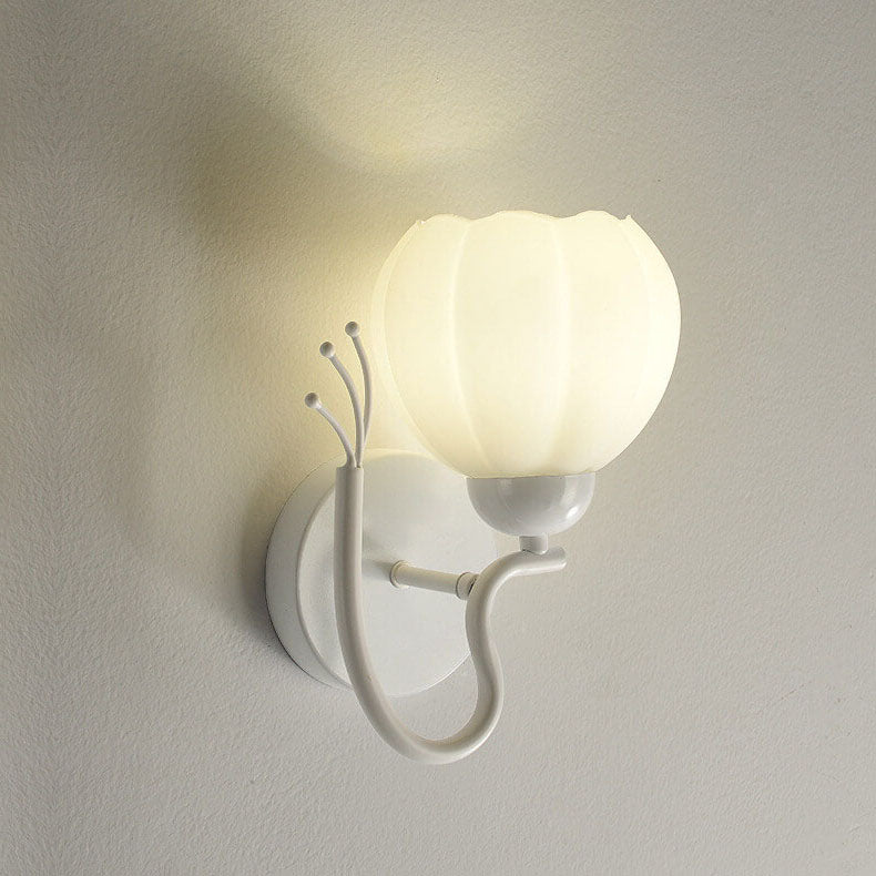 Wandlampe – Elegantes Eisen & Glas – Für Schlafzimmer und Wohnzimmer, LED geeignet
