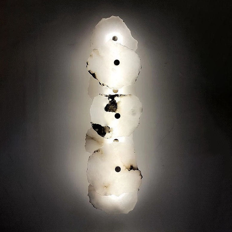 Wandleuchte – Modernes Design aus Lucite & Eisen – Energieeffiziente LED-Beleuchtung für Innenräume