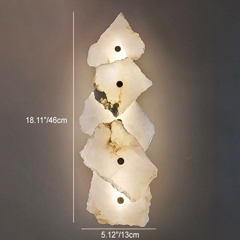 Wandleuchte – Modernes Design aus Lucite & Eisen – Energieeffiziente LED-Beleuchtung für Innenräume