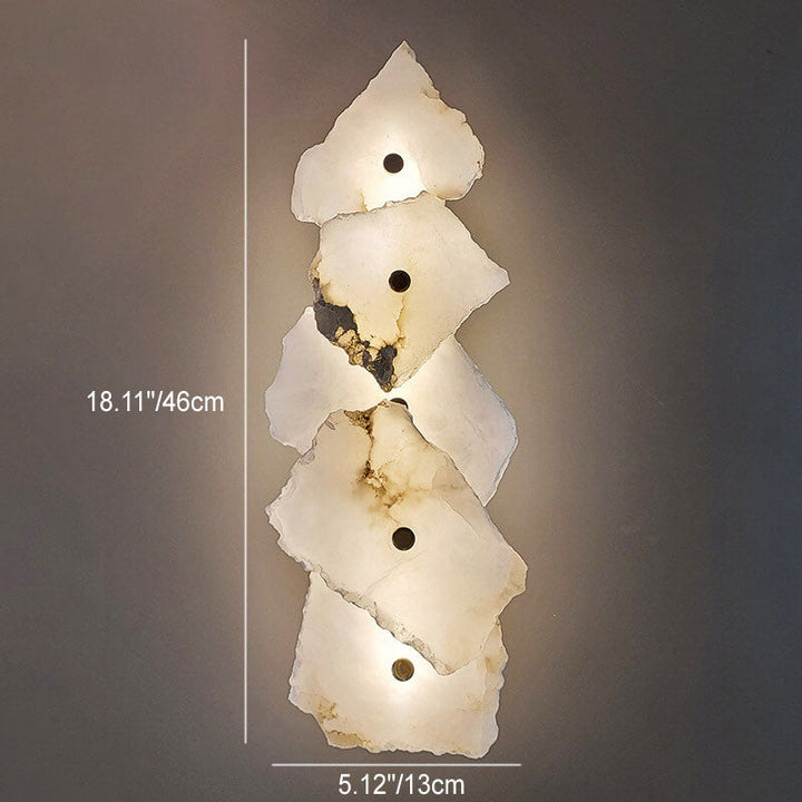 Wandleuchte – Modernes Design aus Lucite & Eisen – Energieeffiziente LED-Beleuchtung für Innenräume
