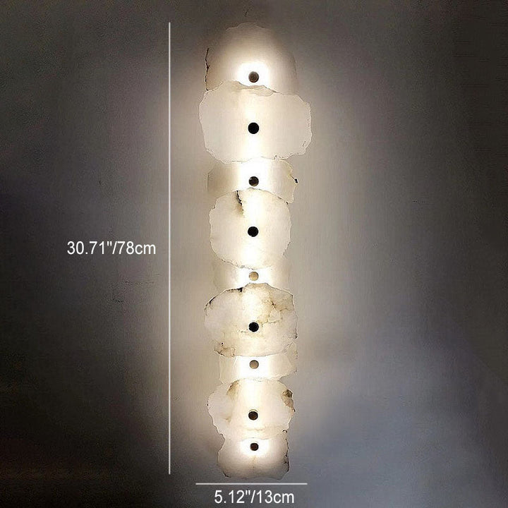 Wandleuchte – Modernes Design aus Lucite & Eisen – Energieeffiziente LED-Beleuchtung für Innenräume