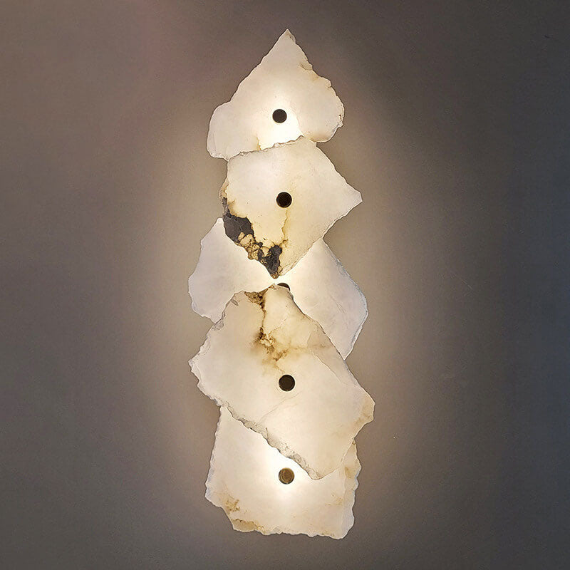Wandleuchte – Modernes Design aus Lucite & Eisen – Energieeffiziente LED-Beleuchtung für Innenräume