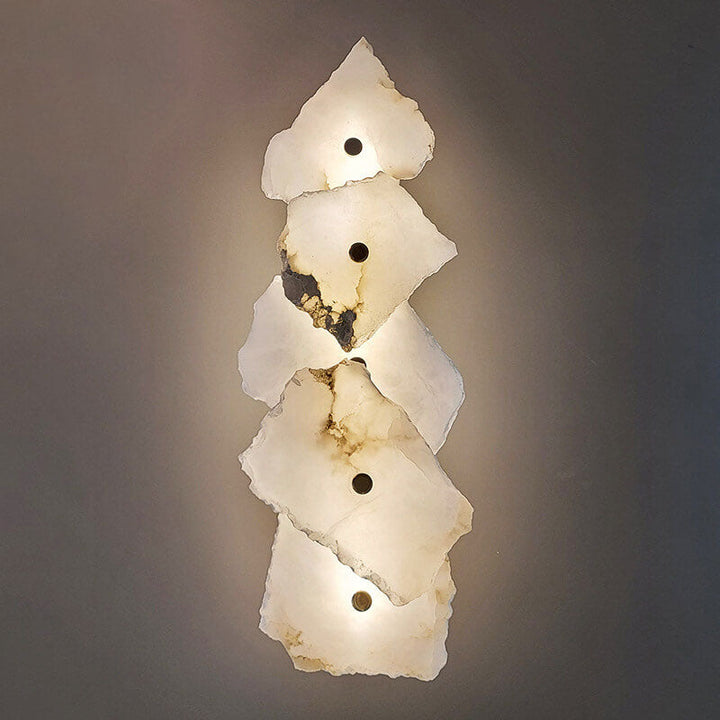 Wandleuchte – Modernes Design aus Lucite & Eisen – Energieeffiziente LED-Beleuchtung für Innenräume