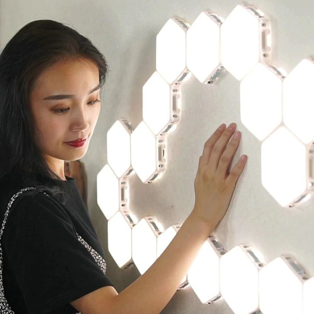 Wandleuchte – Modulares LED-Design mit Berührungssensor – Flexibel für Innenräume 0