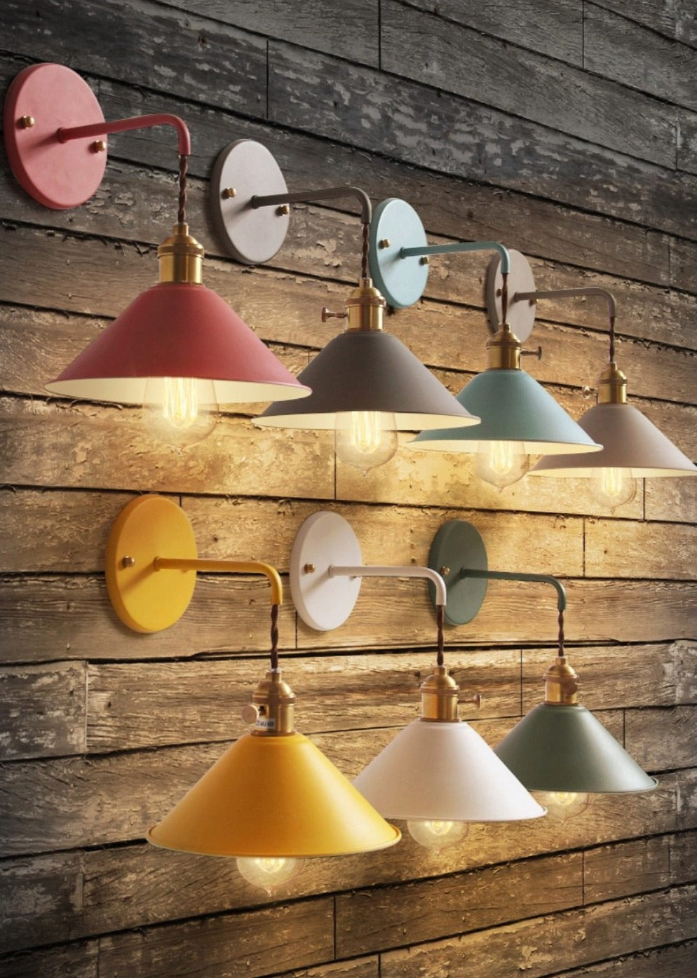 Wandleuchten Innen – Vintage-Design & Bunte Farben – Perfekt für Wohnräume