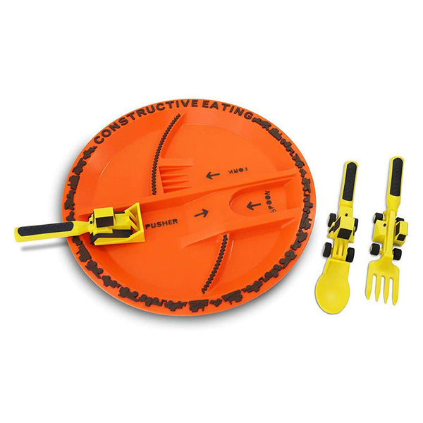 DiggerDish - Kindergeschirr Set – Spielerisch & Bauwagenstark