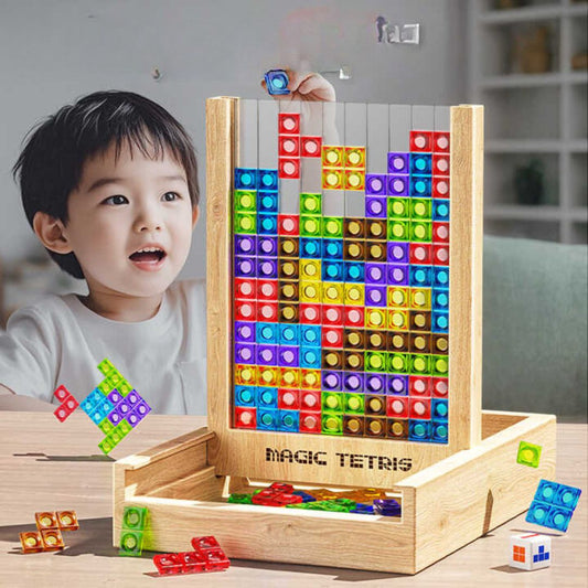 ShapeNest – Holzpuzzle Spiel für Kinder & Erwachsene – Denkspaß & Geschick