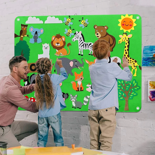 FiloZoo – Kreatives Filzspiel für Kinder – Tiere entdecken & Fantasie fördern