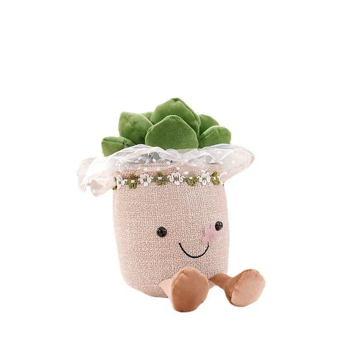 BloomBuddy | Kuschelige Blumenfigur – Fröhlich & Dekorativ