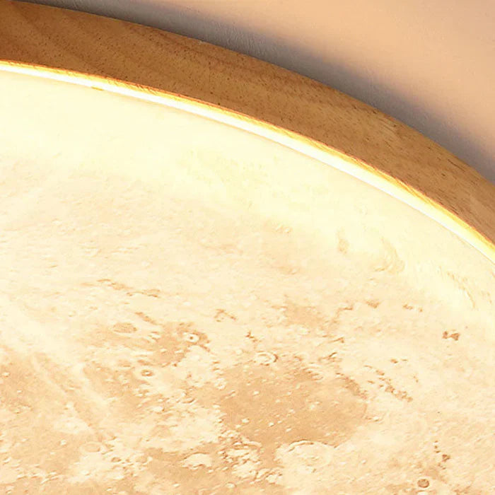 LED Deckenleuchte Mond | Natürliches Design für Schlafzimmer & Wohnräume