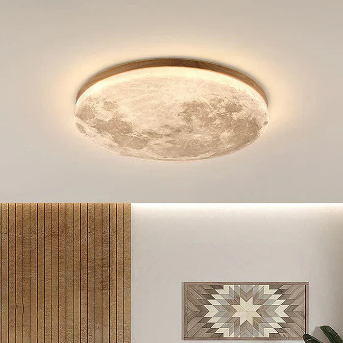 LED Deckenleuchte Mond | Natürliches Design für Schlafzimmer & Wohnräume
