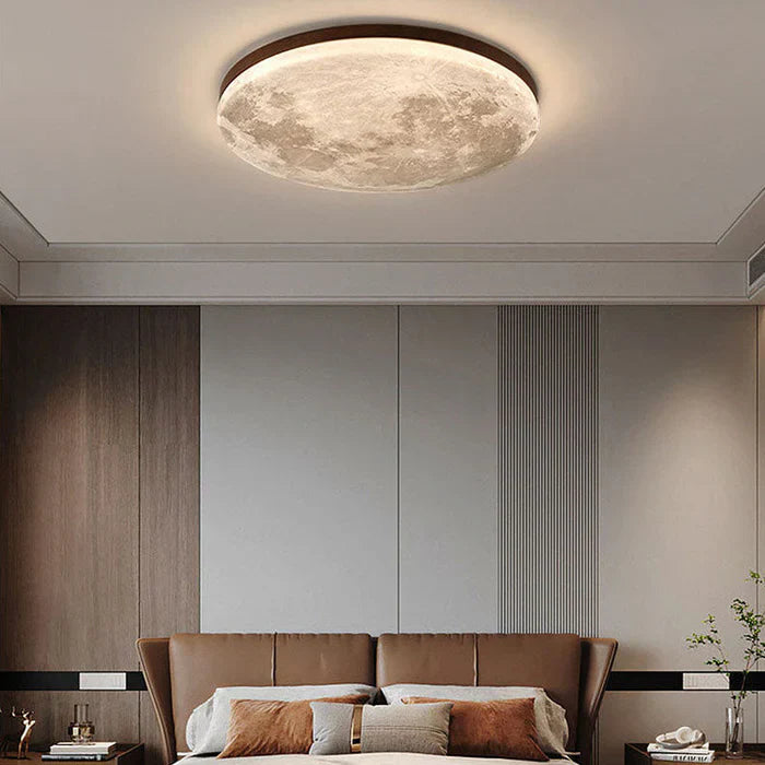 LED Deckenleuchte Mond | Natürliches Design für Schlafzimmer & Wohnräume
