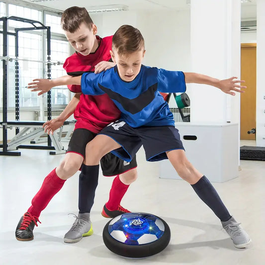 AeroKick – Schwebender Fußball für Innenräume – Leuchtend & Möbelfreundlich